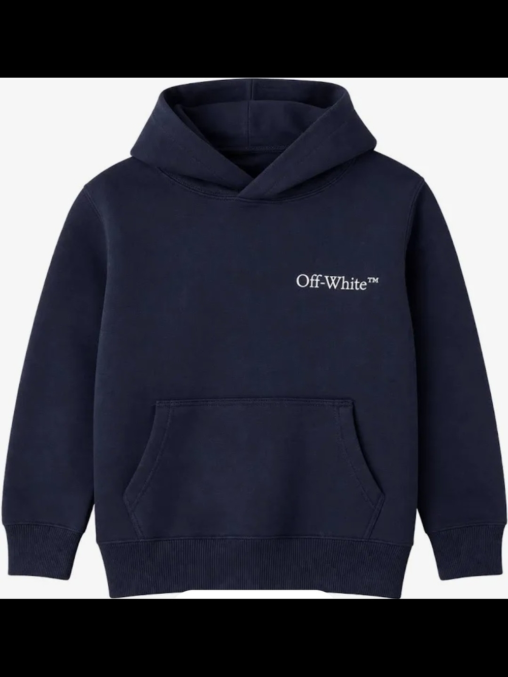 Off-White Kids DRPPING ARROW Navy Blue Pullover Hoodie